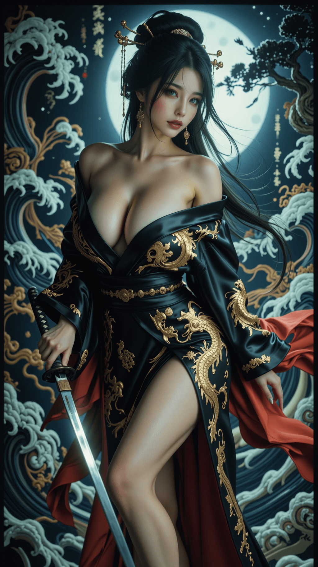 AI generated: (masterpiece), (best quality), (ultra-detailed), (8K), (realistic fantasy), (hyper-realistic), (cine...