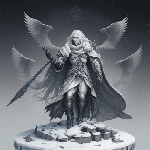 AI generated: Calligos Winterscale, illustration