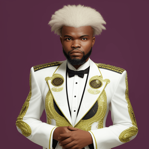 AI generated: Photo of a ultra Dieudonné Mbala Mbala