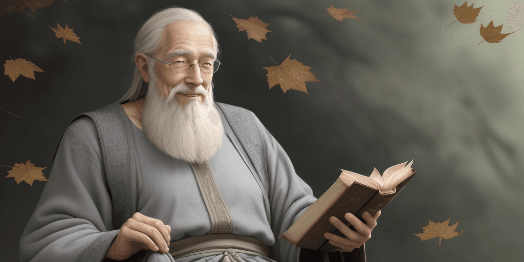 AI generated: A picture of a wise, knowledgeable old man holding a book, Disney wizard reference, gentle and wise ...