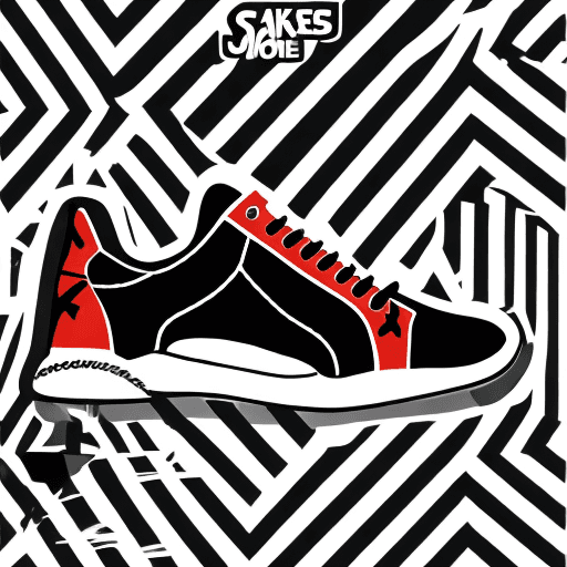 AI generated: graphic logo for shoe store "sneakers day"