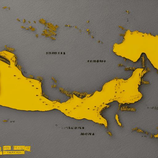 AI generated: create a map of mexico, black contour highlighting in yellow the states of estado de mexico, jalisco...