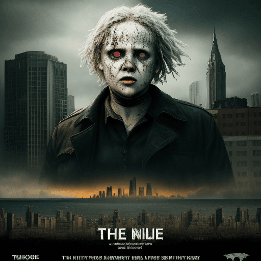 AI generated: A theatre poster seagul apocalypse from the 2015 horror film with the text 'Seaguled' and a city in ...