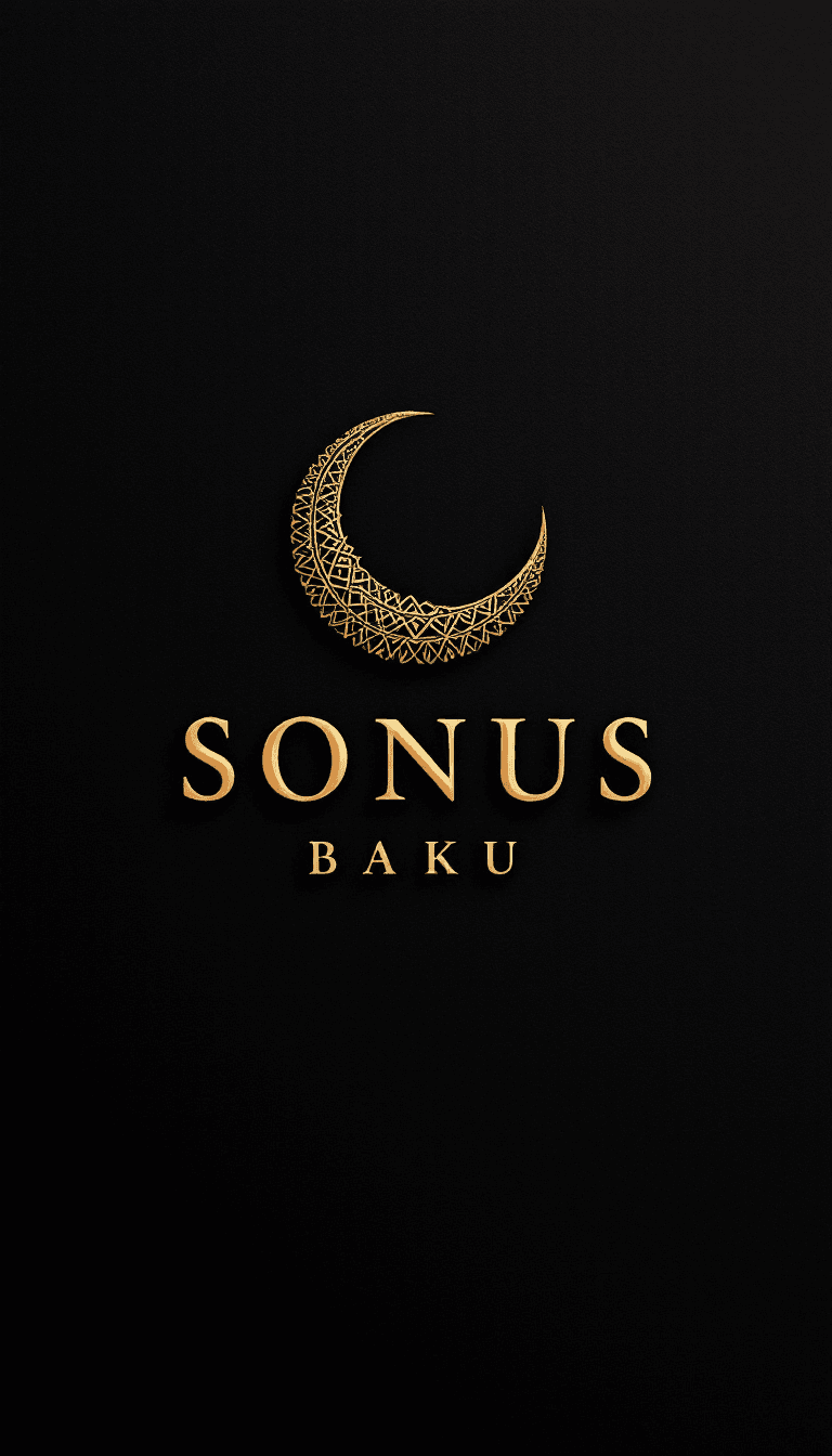AI generated: /imagine prompt: A refined logo on a dark textured background, the text "SONUS BAKU" in bold font wi...