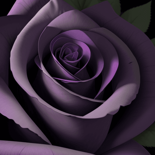 AI generated: background of purple rose.
