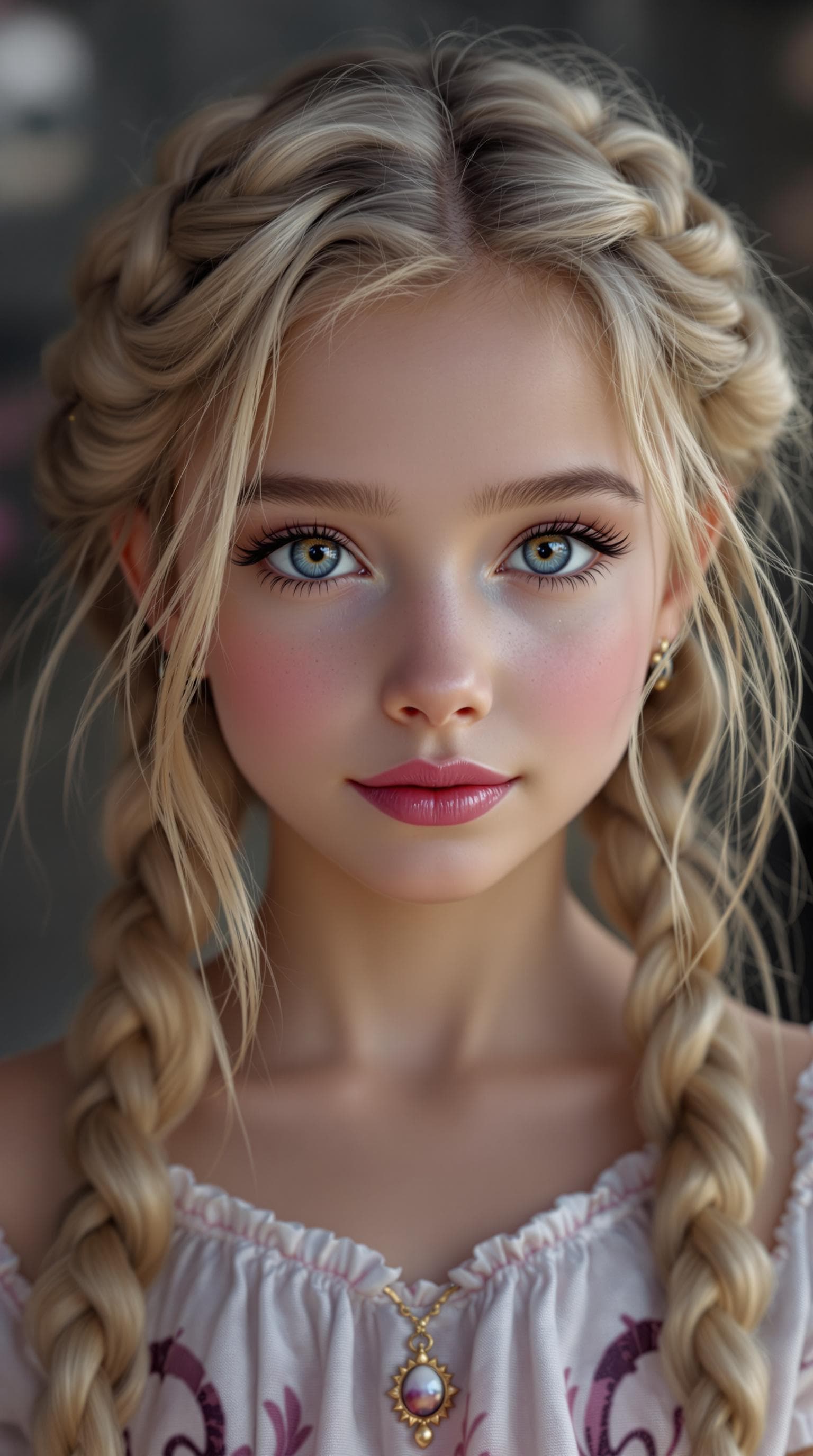 AI generated: djrny-v4 style, score_13, score_28_up, score_37_up, a professional photo of a the beautiful 10 year ...