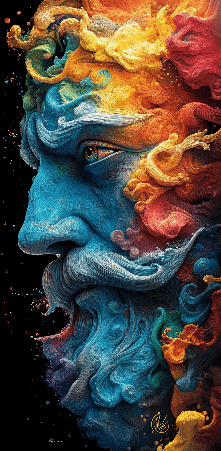 AI generated: photo illustration from a world in the clouds, in the style of tanya shatseva, the stars art group (...