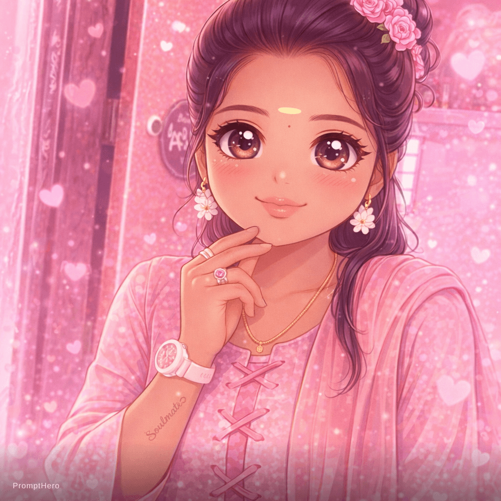 AI generated: piny girl