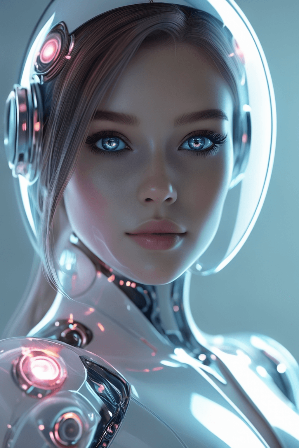 AI generated: A coquette futuristic that monitors the fill level and looks really cute.