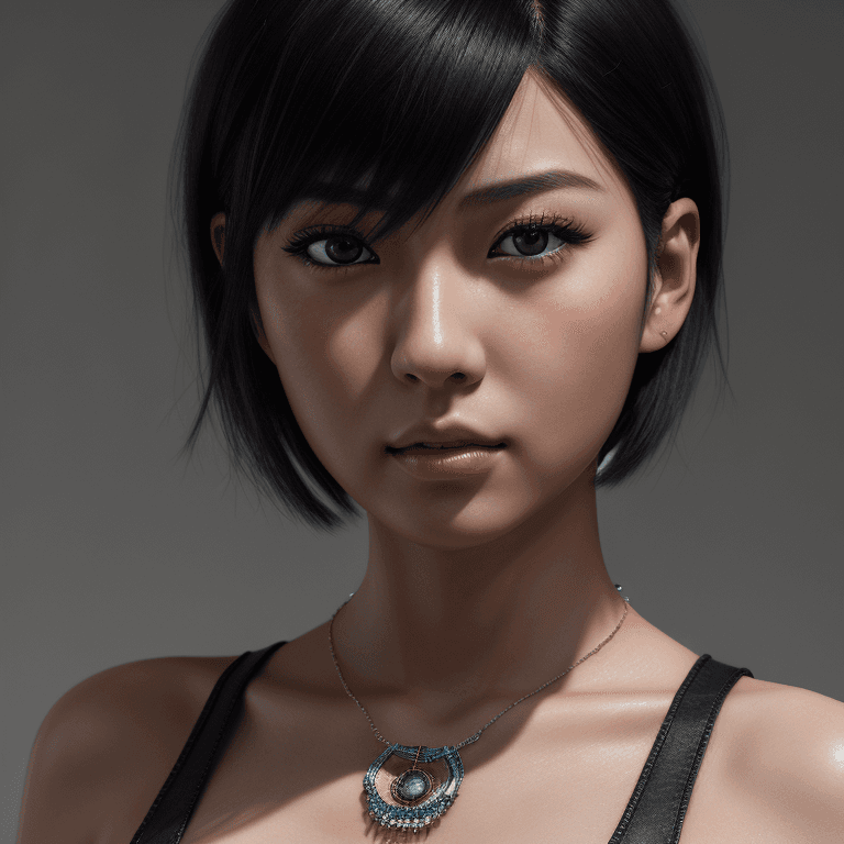 AI generated: hyper realistic headshot photo of a beautiful  japanese young girl, very beautiful, slim, skinny, th...