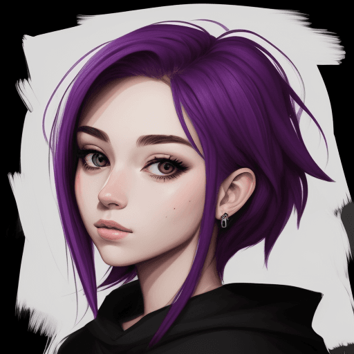 AI generated: Samdoesart style portrait