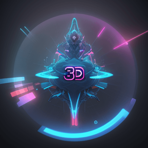 AI generated: 3D Illustration, dreaming, Dreams come true, particle effects, sense of technology, 3d modeling, wit...