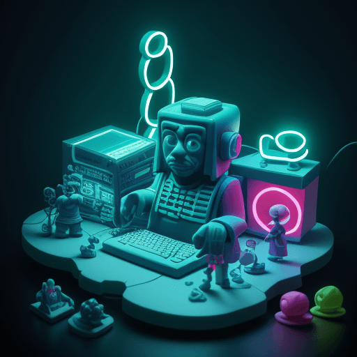 AI generated: Create a 3D image with a plasticine style, in the center of the image it should have the name CadLan...