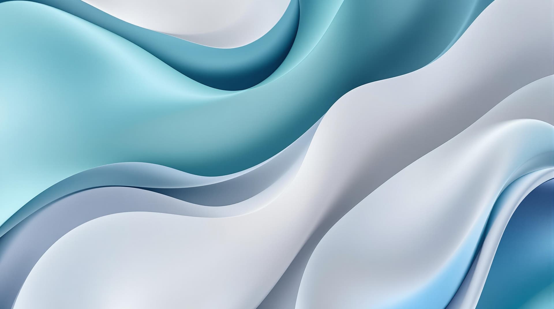 AI generated: An abstract wallpaper inspired by Windows 11. It features soft, flowing, ribbon-like shapes with smo...