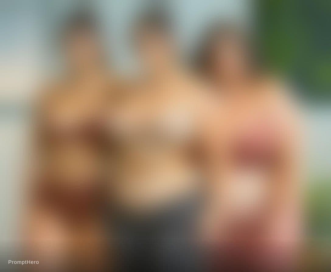 AI generated: make the girls chest and thighs slighlty bigger