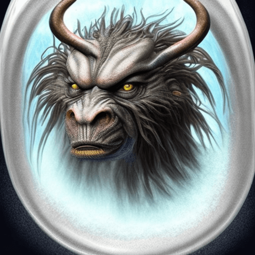 AI generated: Hyper realistic, amorphous beast. which is the result of the fusion of a water heater with a 40-year...