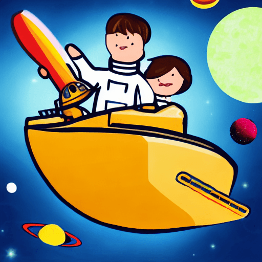 Stable Diffusion prompt: space boat
