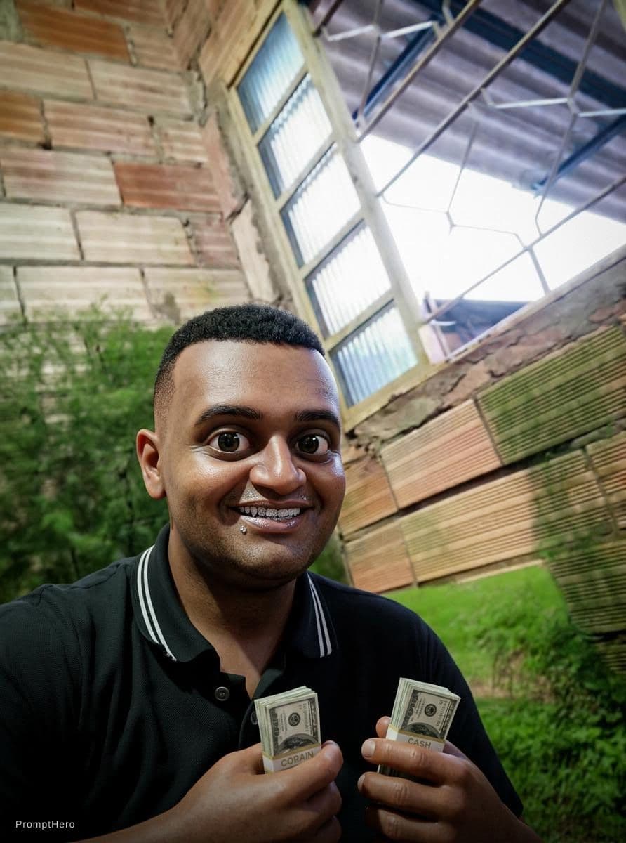 AI generated: Cash Cobain realistic Chibi 

"Ultra-detailed 3D cinematic rendering of an open mouth with sharp, ja...