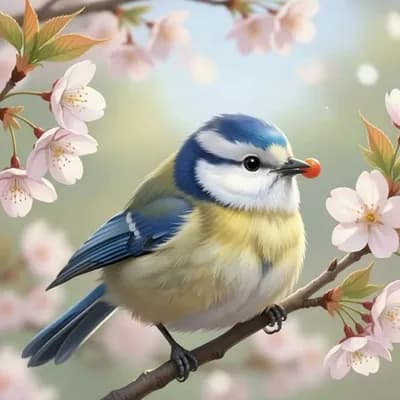 AI generated video: he opens the wings and flies away