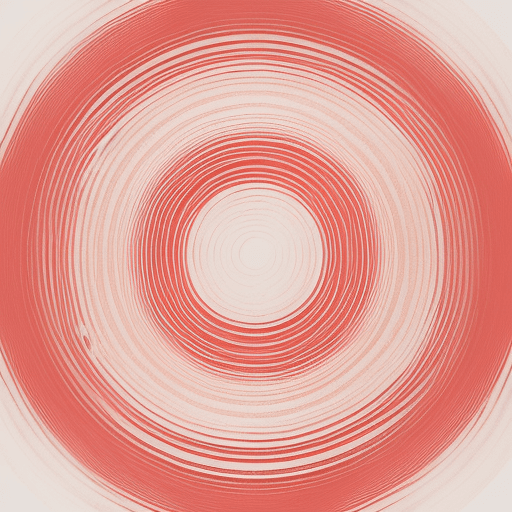 AI generated: red and white background with ripples and matte parts in low lighting