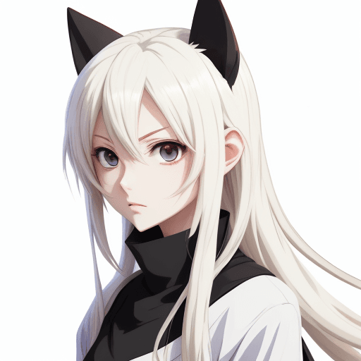 AI generated: many anime motives on white background