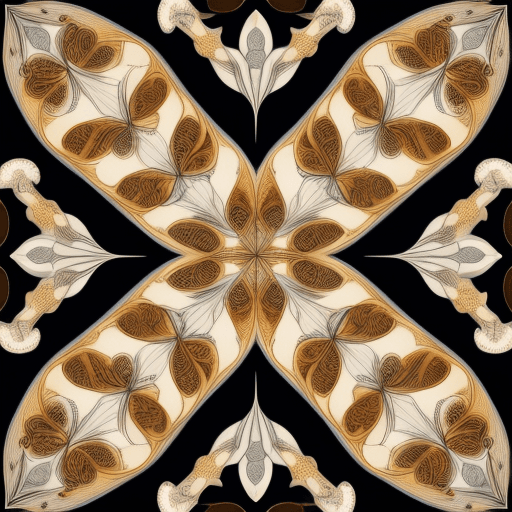 AI generated: , seamless pattern, symmetrical —