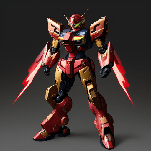 AI generated: 4K, anime-semi-realistic full-body illustration of a Reploid firefighter in a Cybertronian, Power Ra...