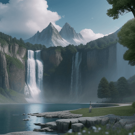 AI generated: Where immortals live, masterpiece, best quality, high quality, extremely detailed CG unity 8k wallpa...