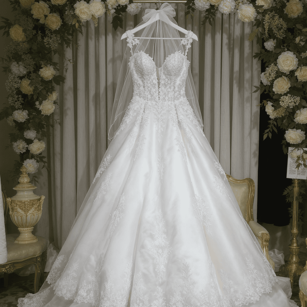 AI generated: wedding dress