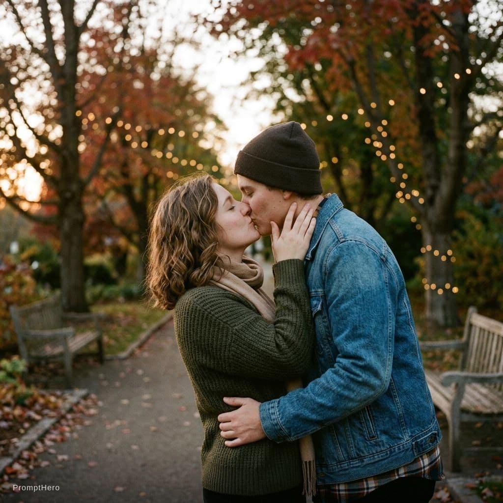 AI generated: kiss