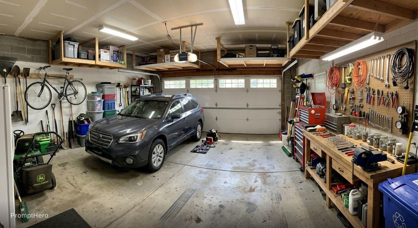 AI generated: Garage