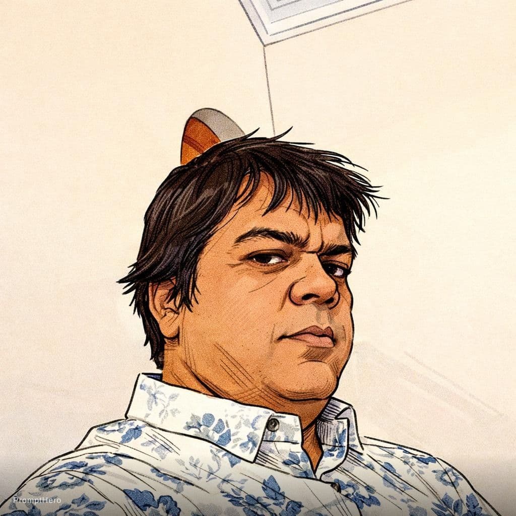 AI generated: by using this image create cartoon sketch

