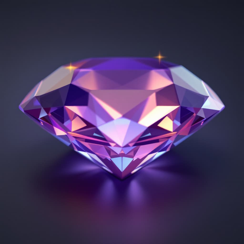 AI generated: a diamond shaped gem