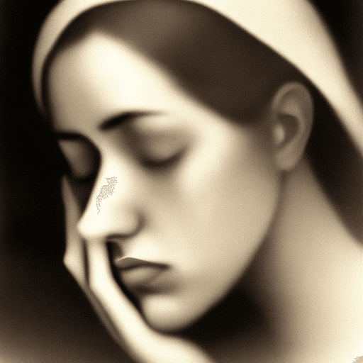 AI generated: a silent woman 