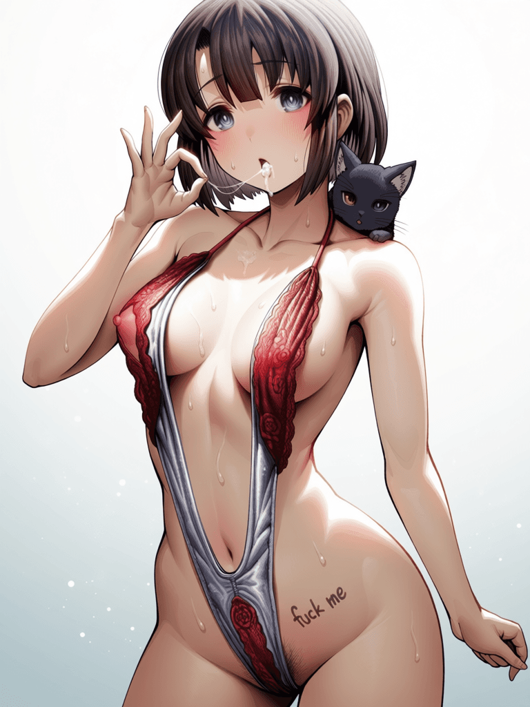 Lace-trimmed slingshot swimsuit 蕾丝边弹弓泳装，真蕾！for Anima ZiT & IL