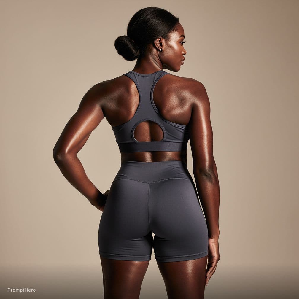 AI generated: african american vagina and butt