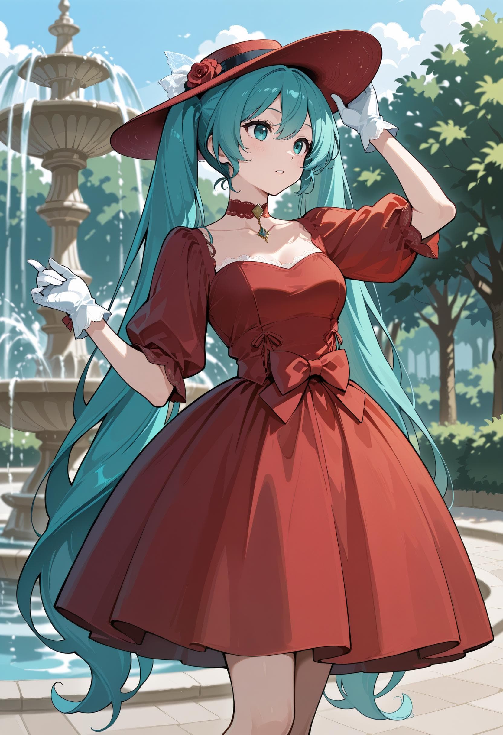 The Mysterious Rose Dress