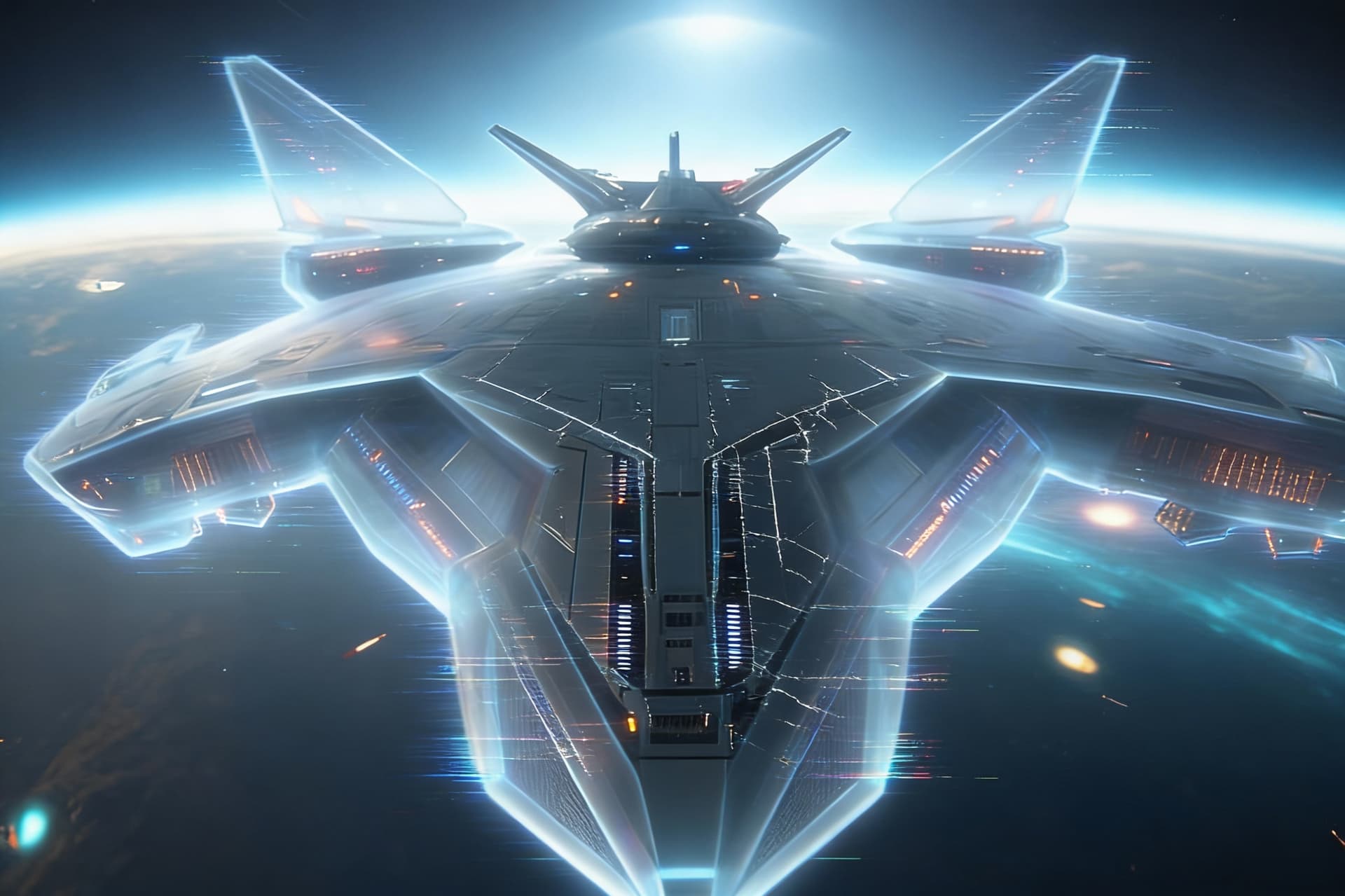 AI generated: There is no reference. Create a Sci-Fi Starship component and chamber that best describes the... 

S...