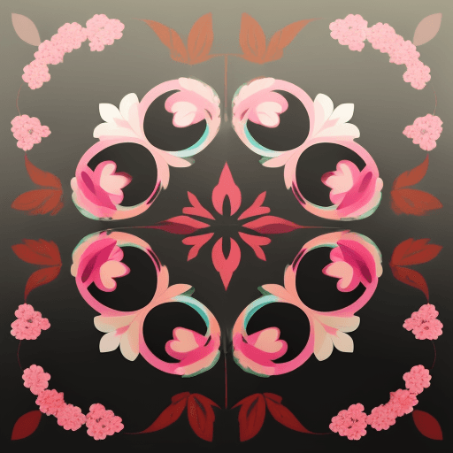 AI generated: Aesthetic Flowers :: retro design pattern :: multi-color :: simple --ar 2:3 --quality 2  --s 750