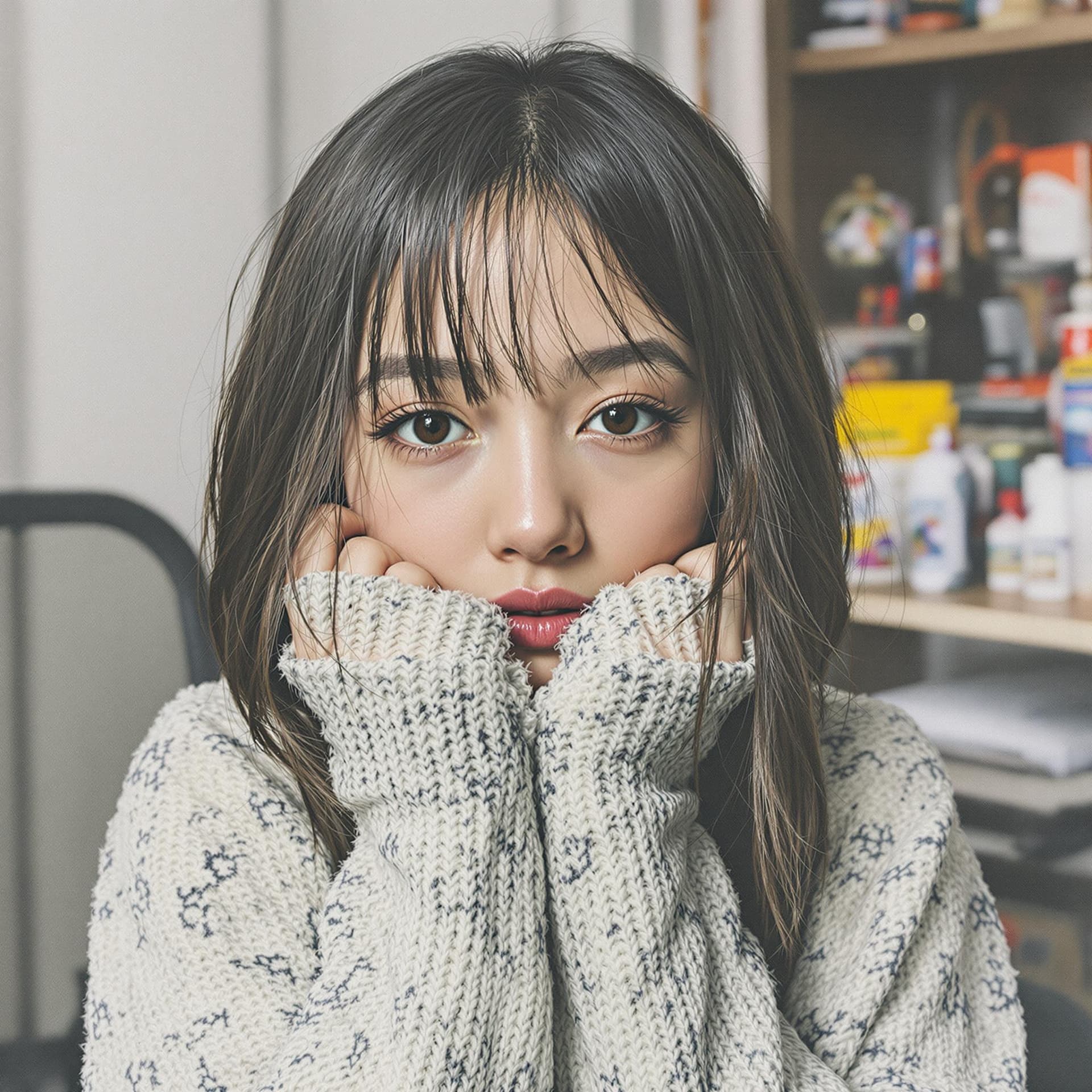 AI generated: real 
girl
