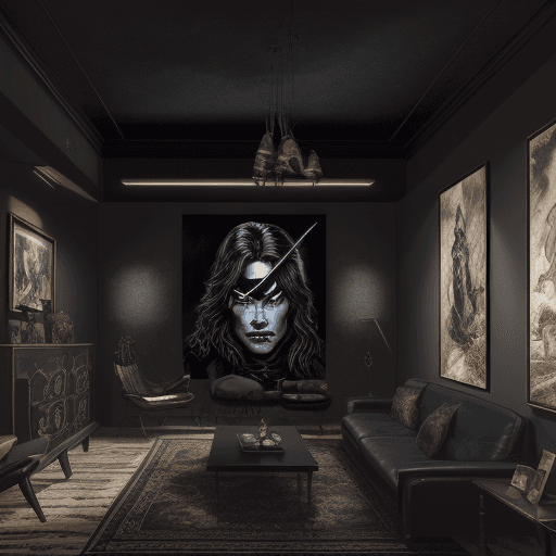 AI generated: The zorro, in dynamic, atmosphere of darkness and horror, dramatic light, highly detailed, packed wi...