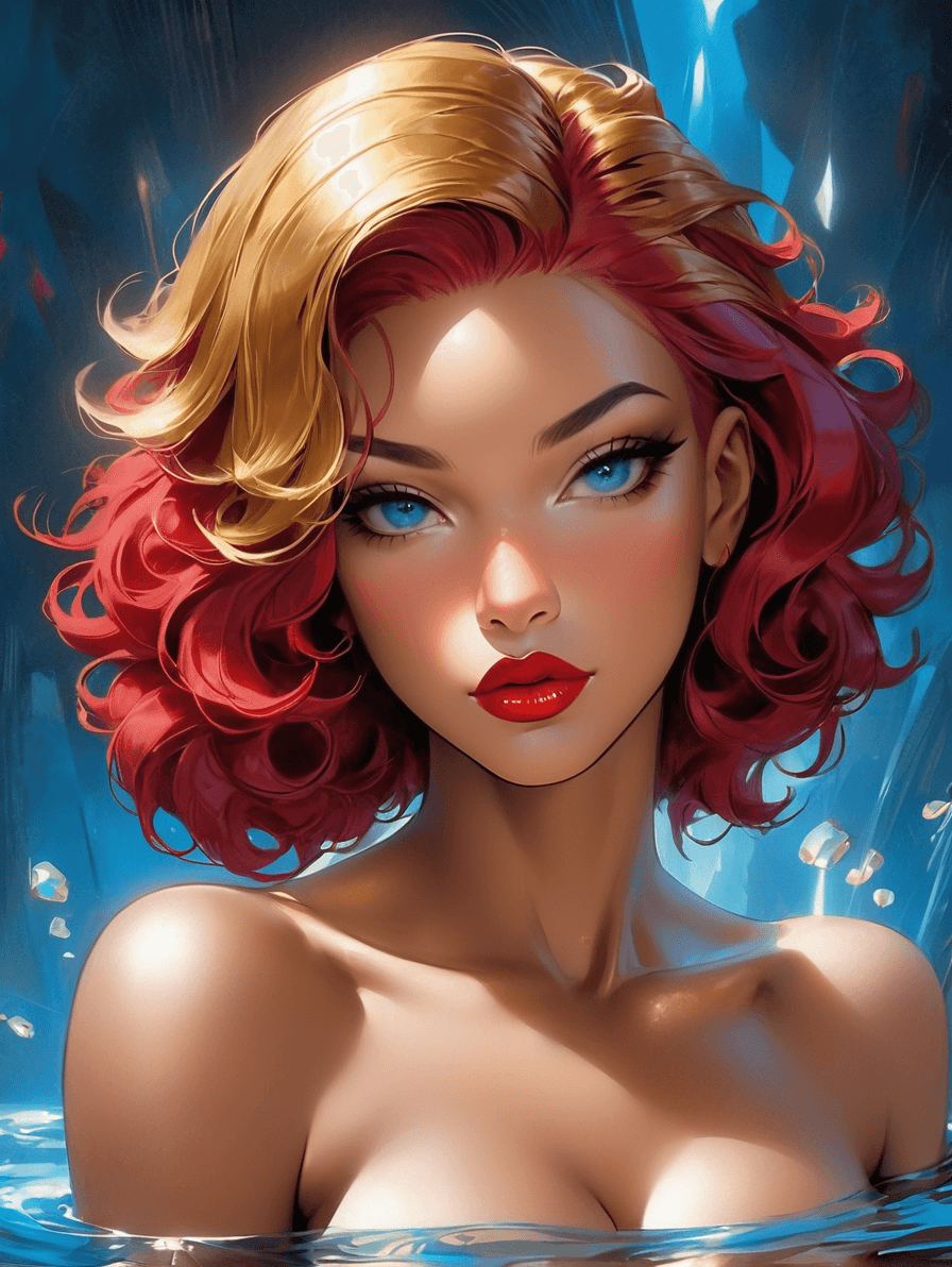AI generated: Gothic style glamorous Well-fed (((african american:0.5)(Andorran:0.25)(American:0.25)):1.5) Escort,...