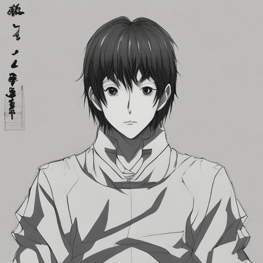 AI generated: Create a striking visual representation of the iconic anime character Gojo Satoru confidently expres...