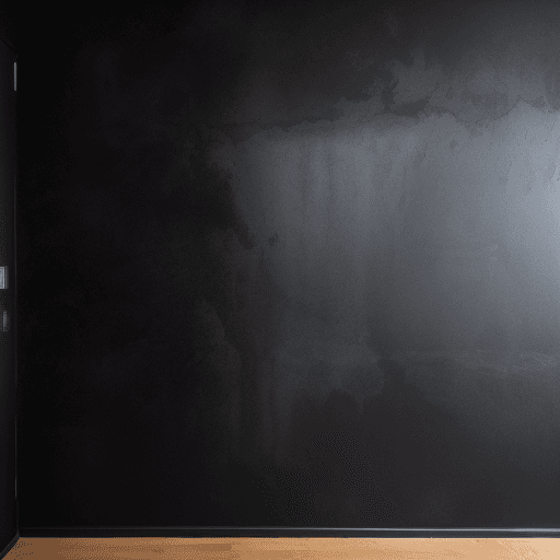 AI generated: just a black wall