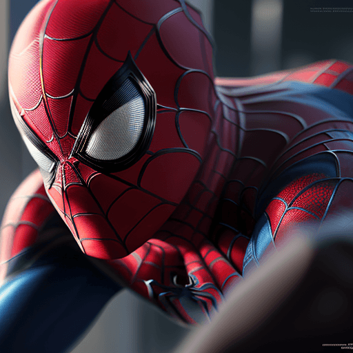 AI generated: Spider man in dynamics, highly detailed, packed with hidden details, style, high dynamic range, hype...