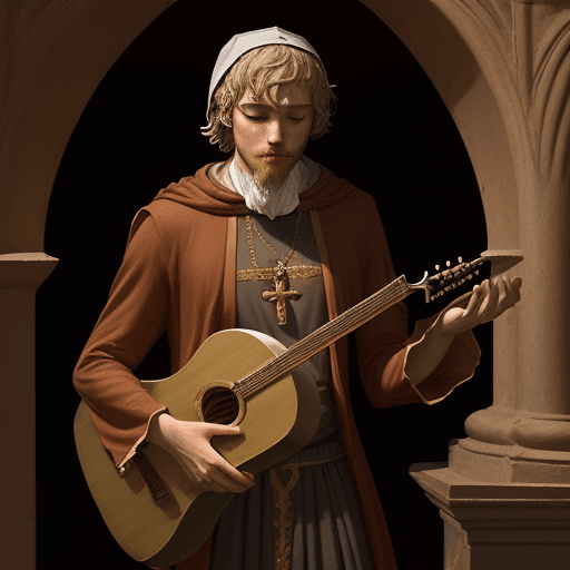 AI generated: A travelling entertainer, Barnaby, grows weary of his troubadour lifestyle and decides to enter a mo...