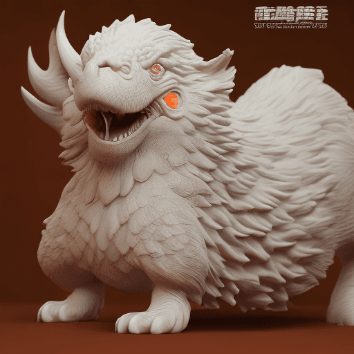AI generated: 3D rendering of hand carved glossy wooden animal toys photorealistic, hyper detailed, studio lightin...