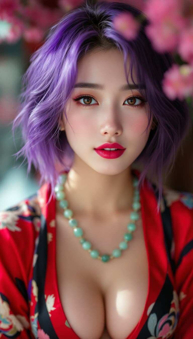 AI generated: kenji, a stunning asian woman, 1girl, 19yo, petite build, slender curves, firm medium breasts, flawl...