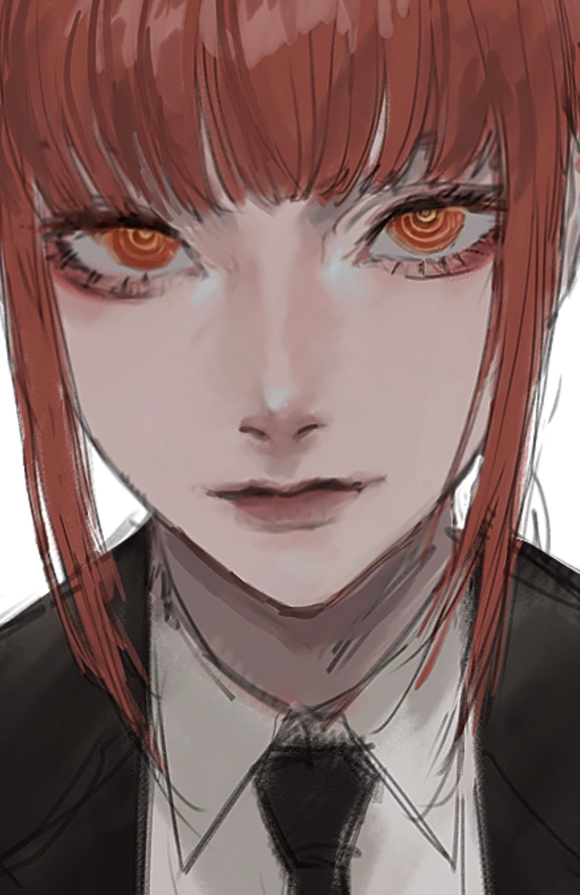 AI generated: chainsaw man, mappa, makima (chainsaw man), kesugua, 1girls, all the way to the base, angry dragon, ...