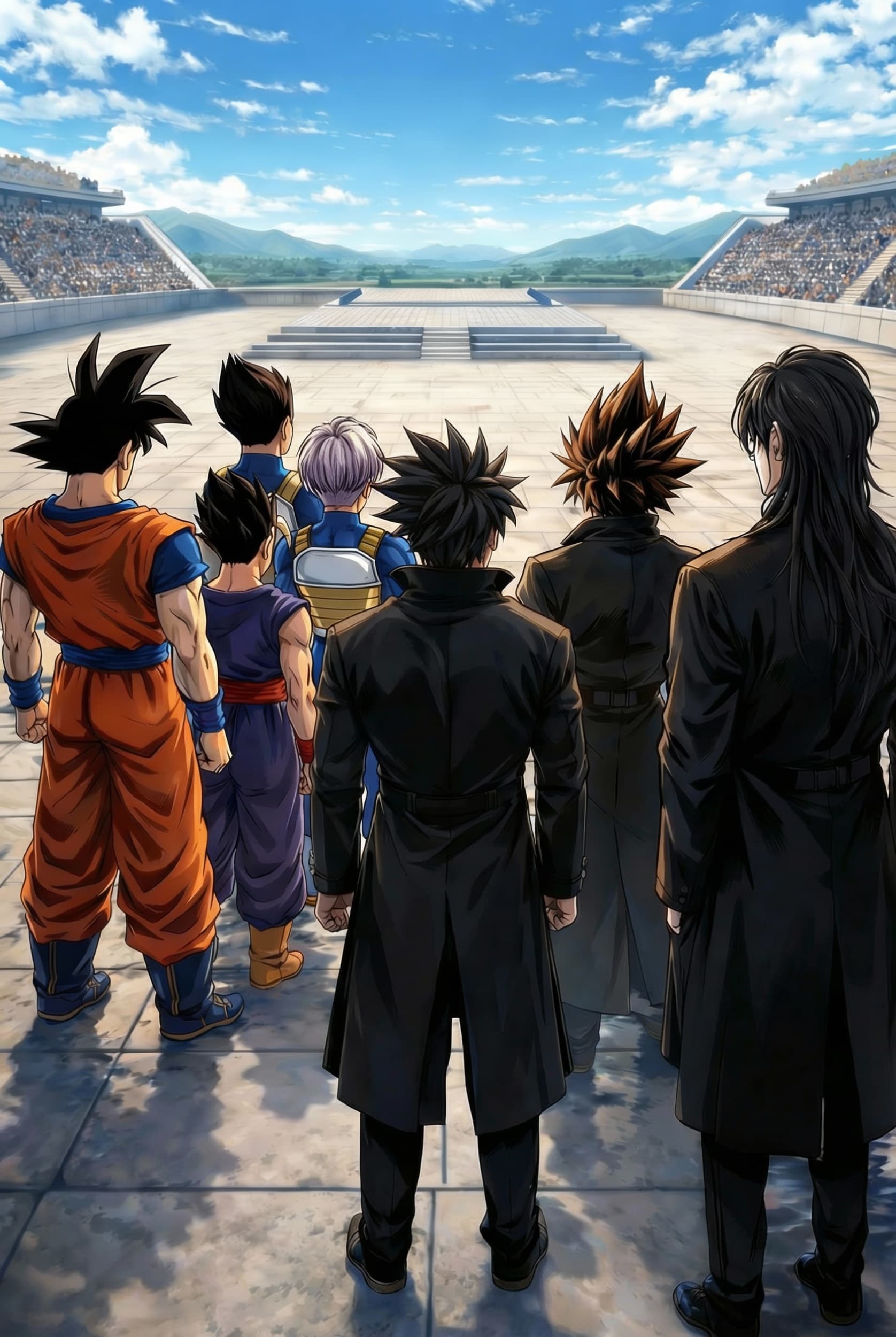 AI generated: QUIERO QUE CORRIGAS 2 ERRORES , ACA QUIERO QUE CORRIJAS EL CABELLO DE VEGETA QUE SEA MAS REALISTA Y ...